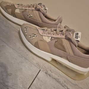 Nike Beige Animal Print Sneakers